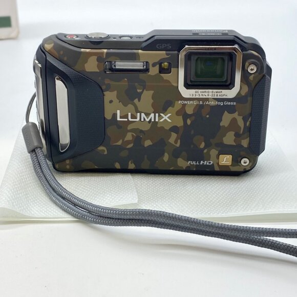 Panasonic Lumix DMC-TS6 Waterproof Digital Camera Camouflage w/ Box Accessories - Picture 2 of 13